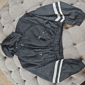 Cropped & Hooded Windbreaker